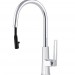 Смеситель Kaiser 27166 Merkur для кухни с выдвижным изливом
