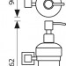 Дозатор для жидкого мыла настенный KH-2310