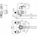Смеситель Kaiser 51055B Boss для ванны