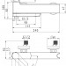 Смеситель Kaiser 53022 Saga для ванны