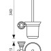 Держатель для туалетного ершика настенный Kaiser KH-4206