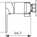 Смеситель Kaiser 59177 Linear для душа