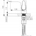 Смеситель Kaiser 07011 Plane для раковины