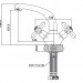 Смеситель Kaiser 11011 Carlson для раковины