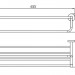 Полка для полотенец с держателем Kaiser KH-4109