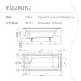 Чугунная ванна WasserMix Muna 180×80