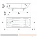 Чугунная ванна Tempra Bekant 170x70 (квадратные ручки)