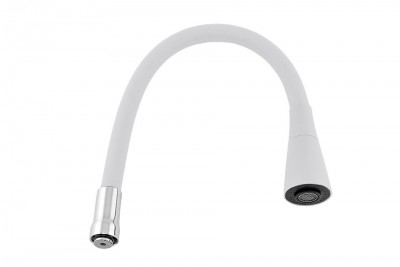 Излив Viko V-0394 гибкий для мойки White (2-jet)